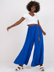 темно-синие классические женские брюки samanta цена и информация | Штаны женские | kaup24.ee