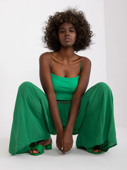 зеленые широкие брюки палаццо surie och bella цена и информация | Штаны женские | kaup24.ee