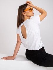 повседневная блуза из белого муслина с рюшами och bella цена и информация | Женские футболки | kaup24.ee