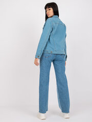 голубая классическая джинсовая куртка rue paris цена и информация | Женские тканевые брюки с поясом, синие | kaup24.ee