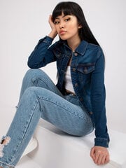 Женская джинсовая куртка, темно-синяя  цена и информация | Женские куртки | kaup24.ee