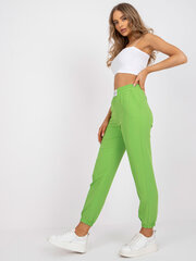 светло-зеленые брюки от костюма с поясом giulia цена и информация | Женские брюки | kaup24.ee