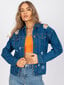 Naiste sinine teksajakk цена и информация | Naiste jakid | kaup24.ee