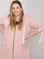 Naiste roosa pluss suuruses dressipluus цена и информация | Naiste pusad | kaup24.ee