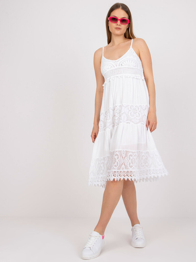Naiste valge vabaaja kleit hind ja info | Kleidid | kaup24.ee