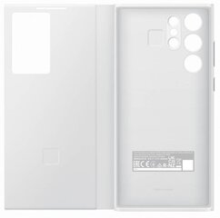 Чехол EF-ZS908CWE Samsung Clear View для Galaxy S22 Ultra White цена и информация | Чехлы для телефонов | kaup24.ee