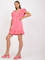 Naiste roosa satsidega kleit цена и информация | Kleidid | kaup24.ee