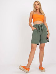 Naiste khakivärvi lühikesed püksid hind ja info | Naiste lühikesed püksid | kaup24.ee