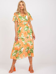 Naiste oranž ühesuurune kleit hind ja info | Kleidid | kaup24.ee