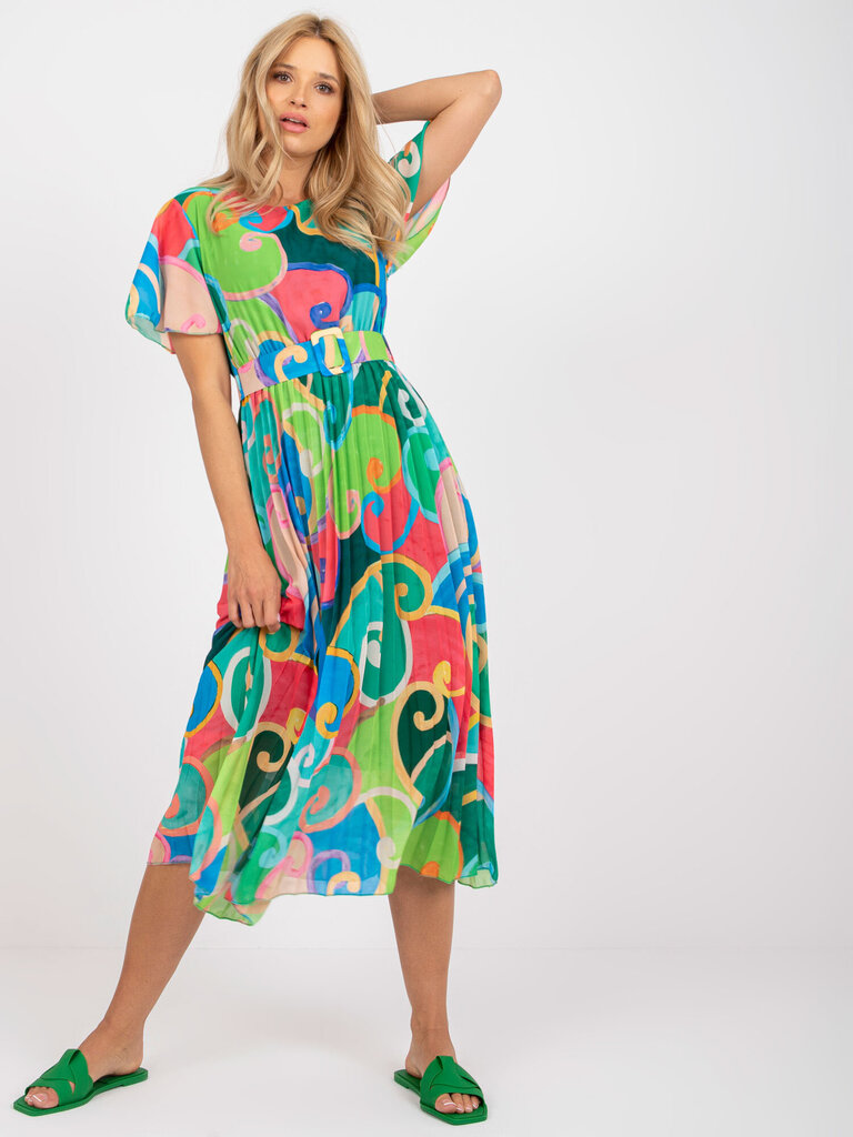 Naiste roheline ühesuurune kleit hind ja info | Kleidid | kaup24.ee