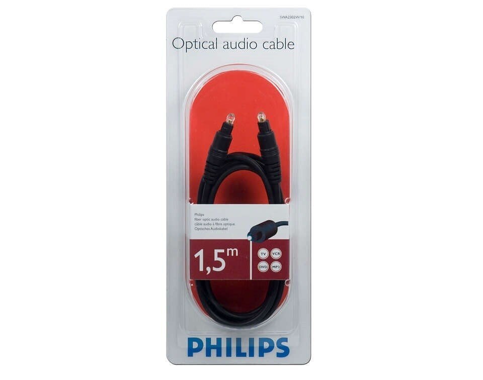 Philips Optiline kaabel heli 1,5m цена и информация | Kaablid ja juhtmed | kaup24.ee