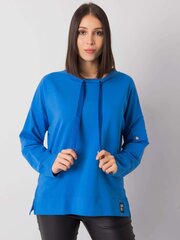 Naiste sinine pluss suuruses pluus hind ja info | Naiste pusad | kaup24.ee
