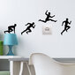 Jooksjate sportlaste motiveeriv seinakleebise pistikupesa kleebis elutoa lasteaia koridori jaoks hind ja info | Seinakleebised | kaup24.ee