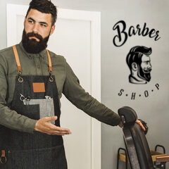 Barber Shop, наклейка на стену салона цена и информация | Декоративные наклейки | kaup24.ee