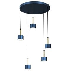 Milagro подвесной светильник Arena Blue/Gold цена и информация | Потолочный светильник, 38 x 38 x 24 см | kaup24.ee
