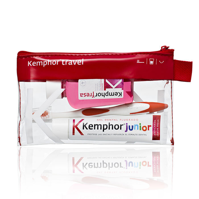 Hambahoolduse komplekt lastele reisimiseks KEMPHOR® hind ja info | Suuhügieen | kaup24.ee