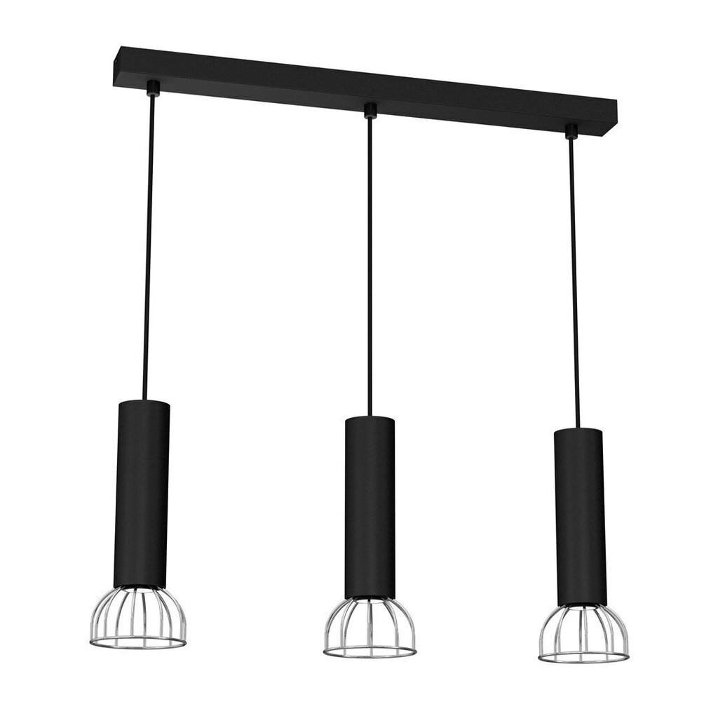 Ripplamp Dante Black/Silver hind ja info | Rippvalgustid | kaup24.ee