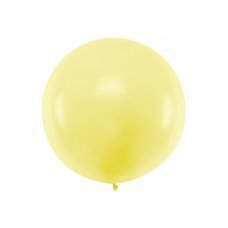 Õhupall - ümmargune, kollane, 100cm. suurus цена и информация | Õhupallid | kaup24.ee