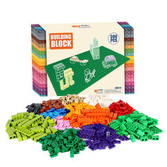 Тип Lego красочные строительные блоки (Building Blocks-Bricks) 500 шт. цена и информация | Конструкторы и кубики | kaup24.ee