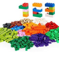 Lego tüüp värvilised ehituskivid (Building Blocks-Bricks) 500 tk цена и информация | Конструкторы и кубики | kaup24.ee