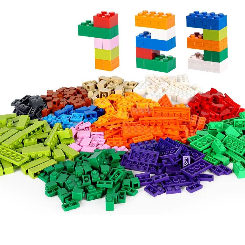 Lego tüüp värvilised ehituskivid (Building Blocks-Bricks) 500 tk цена и информация | Klotsid ja konstruktorid | kaup24.ee