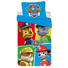 Laste voodipesukomplekt Paw Patrol, 100 x 135, 2-osaline hind ja info | Beebide ja laste voodipesu | kaup24.ee