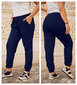 Naiste vabaajapüksid Cely, sinine hind ja info | Naiste püksid | kaup24.ee