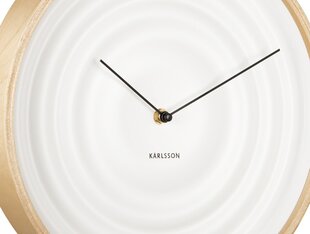 Настенные часы Scandi Riblas, белые цена и информация | Часы | kaup24.ee