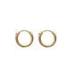 750° kullaga kaetud kõrvarõngad, ⌀12mm, toodetud Prantsusmaal цена и информация | Kõrvarõngad | kaup24.ee