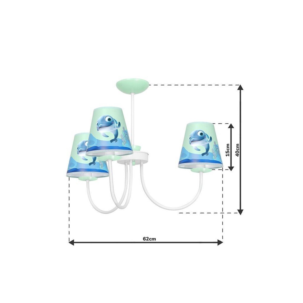 Lastetoa rippvalgusti Dolphin MiniMini hind ja info | Lastetoa valgustid | kaup24.ee