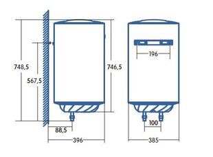 Veeboiler Cata CTR-50-M hind ja info | Boilerid | kaup24.ee