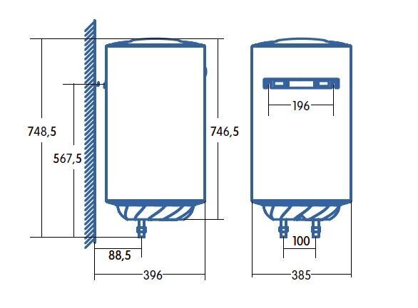 Veeboiler Cata CTR-50-M цена и информация | Boilerid | kaup24.ee