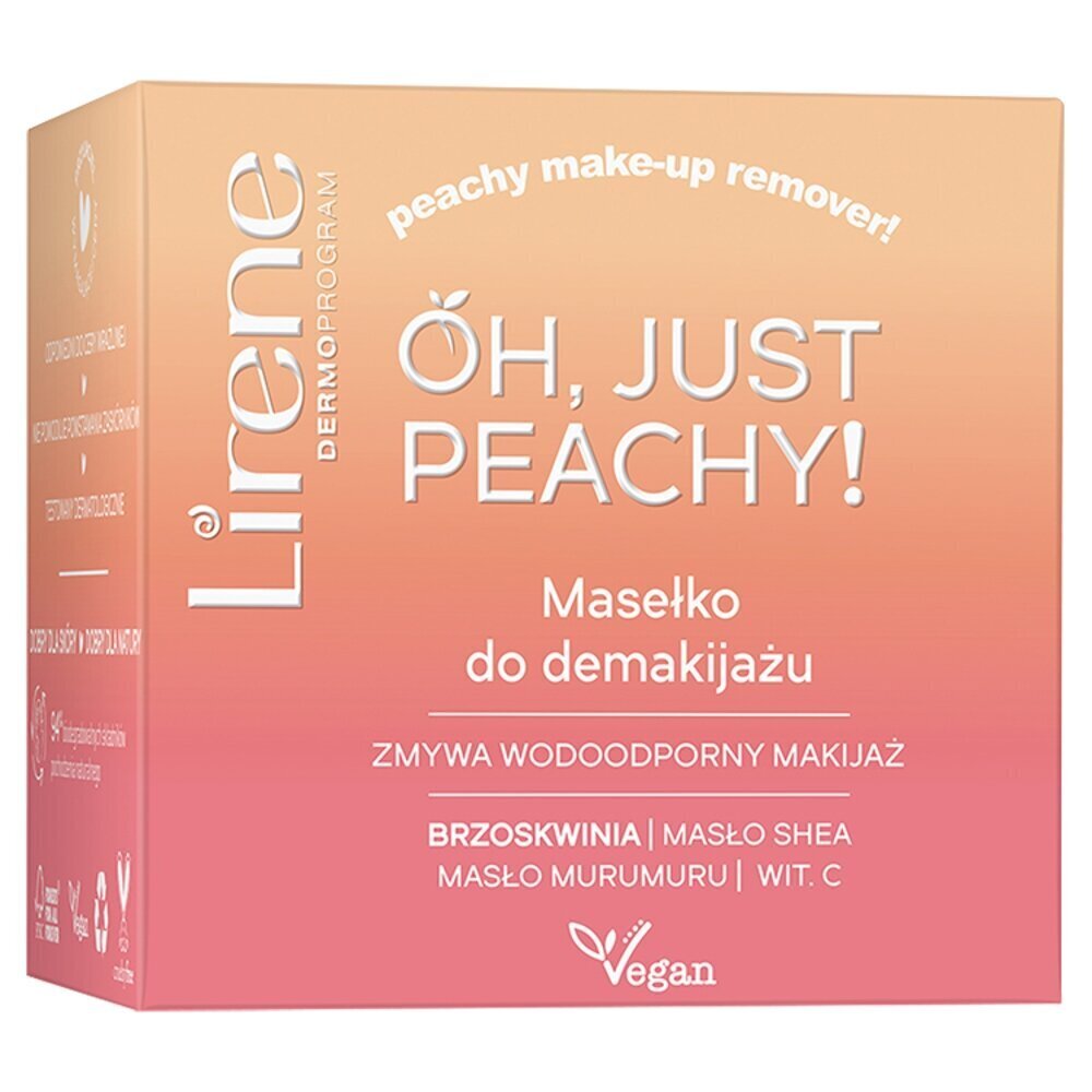 Meigieemaldusõli Lirene Oh, Just Peachy! Peach, 45g hind ja info | Näopuhastusvahendid | kaup24.ee