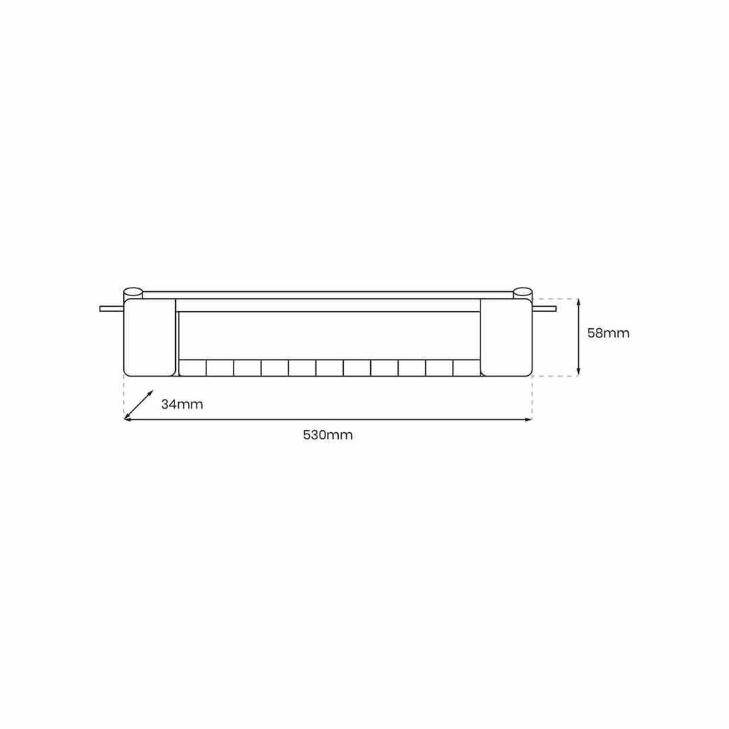 Lamp Milagro Cyber White hind ja info | Süvistatavad ja LED valgustid | kaup24.ee