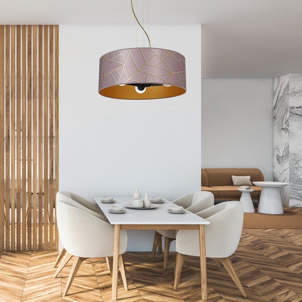 Ripplamp ZIGGY PINK Gold / Pink цена и информация | Rippvalgustid | kaup24.ee