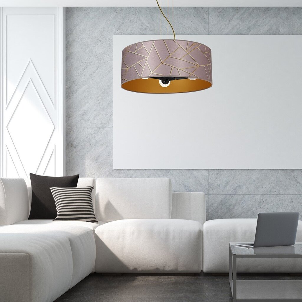 Ripplamp ZIGGY PINK Gold / Pink цена и информация | Rippvalgustid | kaup24.ee