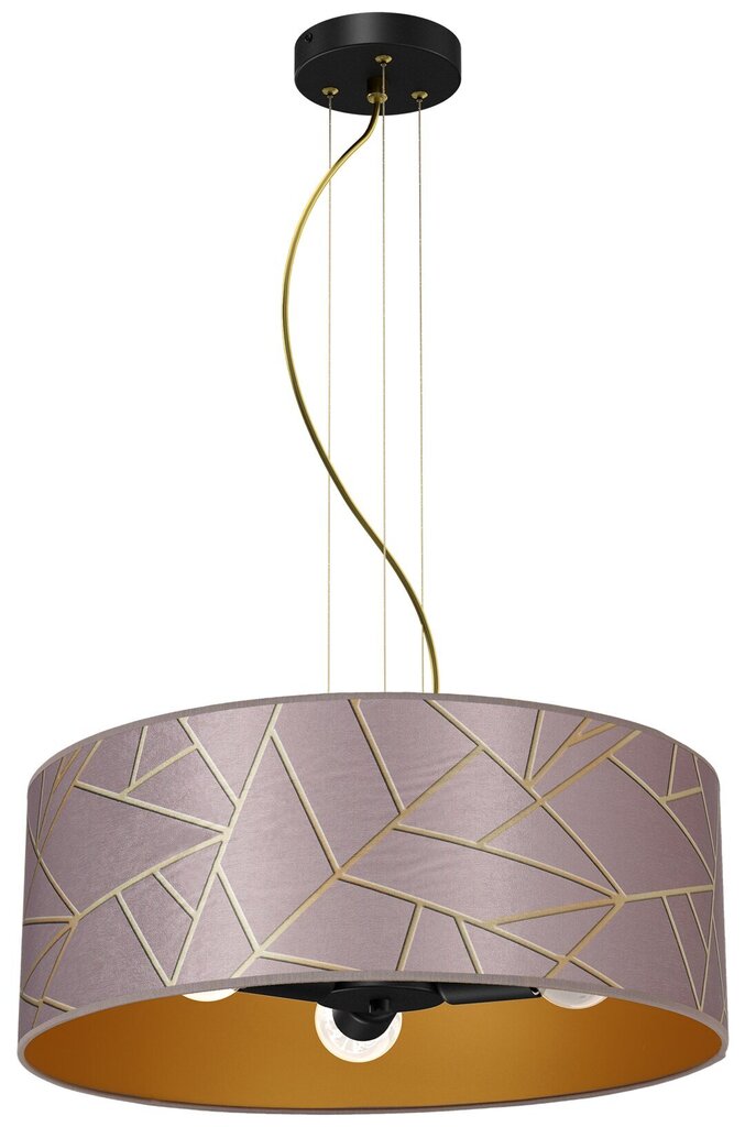 Ripplamp ZIGGY PINK Gold / Pink цена и информация | Rippvalgustid | kaup24.ee