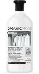 Organic People ECO pesugeel valgetele riietele Vesiroos & Jaapani riis, 1000ml hind ja info | Pesuvahendid | kaup24.ee