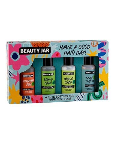 Kinkekomplekt Beauty Jar "Head Hair Day!", 4 x 80 ml hind ja info | Maskid, õlid, seerumid | kaup24.ee