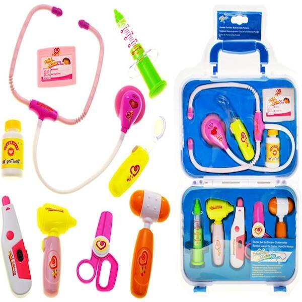 Meditsiiniliste instrumentide komplekt „LITTLE DOCTOR” kohvris цена и информация | Tüdrukute mänguasjad | kaup24.ee
