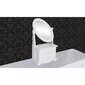 vidaXL pööratava ovaalse peegliga tualettlaud, MDF цена и информация | Meigikotid, lauapeeglid | kaup24.ee