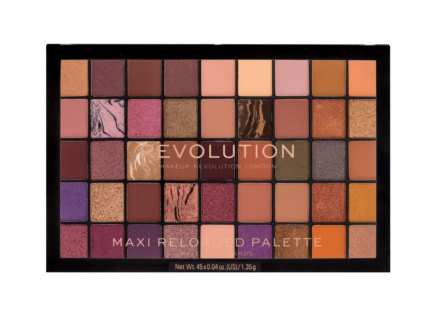 Lauvärvipalett Makeup Revolution London Maxi Reloaded 60,75 g, Infinite Bronze hind ja info | Ripsmetušid, lauvärvid, silmapliiatsid, seerumid | kaup24.ee