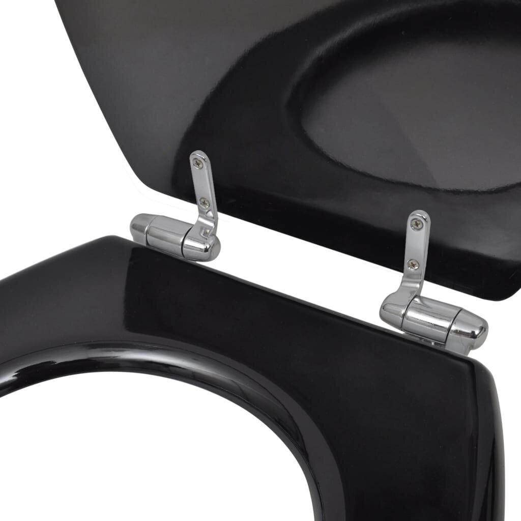 Pehmelt sulguv prilllaud must hind ja info | WC-poti tarvikud | kaup24.ee