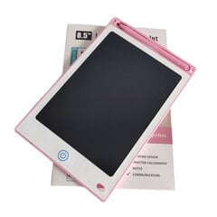 Joonistustahvel, LCD ekraan 8'5, roosa цена и информация | Развивающие игрушки | kaup24.ee