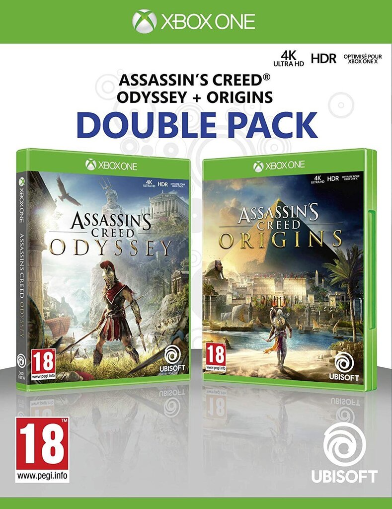 Assassin's Creed Origins + Odyssey Double Pack Xbox One hind ja info | Arvutimängud, konsoolimängud | kaup24.ee
