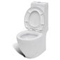 Keraamilise alusel tualettpoti ja bidee komplekt, valge цена и информация | WС-potid | kaup24.ee