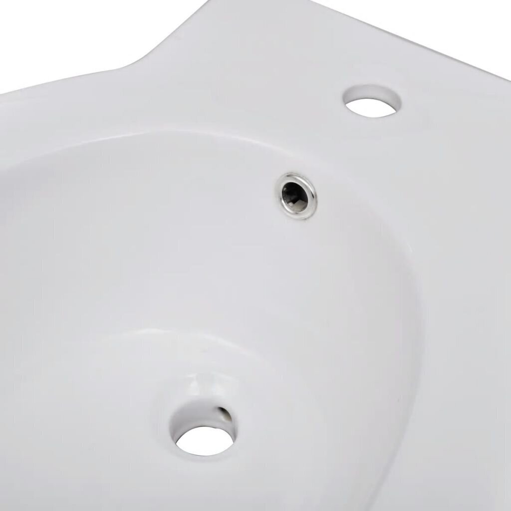 Keraamilise tualettpoti ja bidee komplekt, valge цена и информация | WС-potid | kaup24.ee