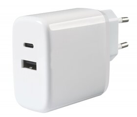 Зарядное устройство VIVANCO Dual, USB Type C, 65Вт цена и информация | Зарядные устройства для телефонов | kaup24.ee