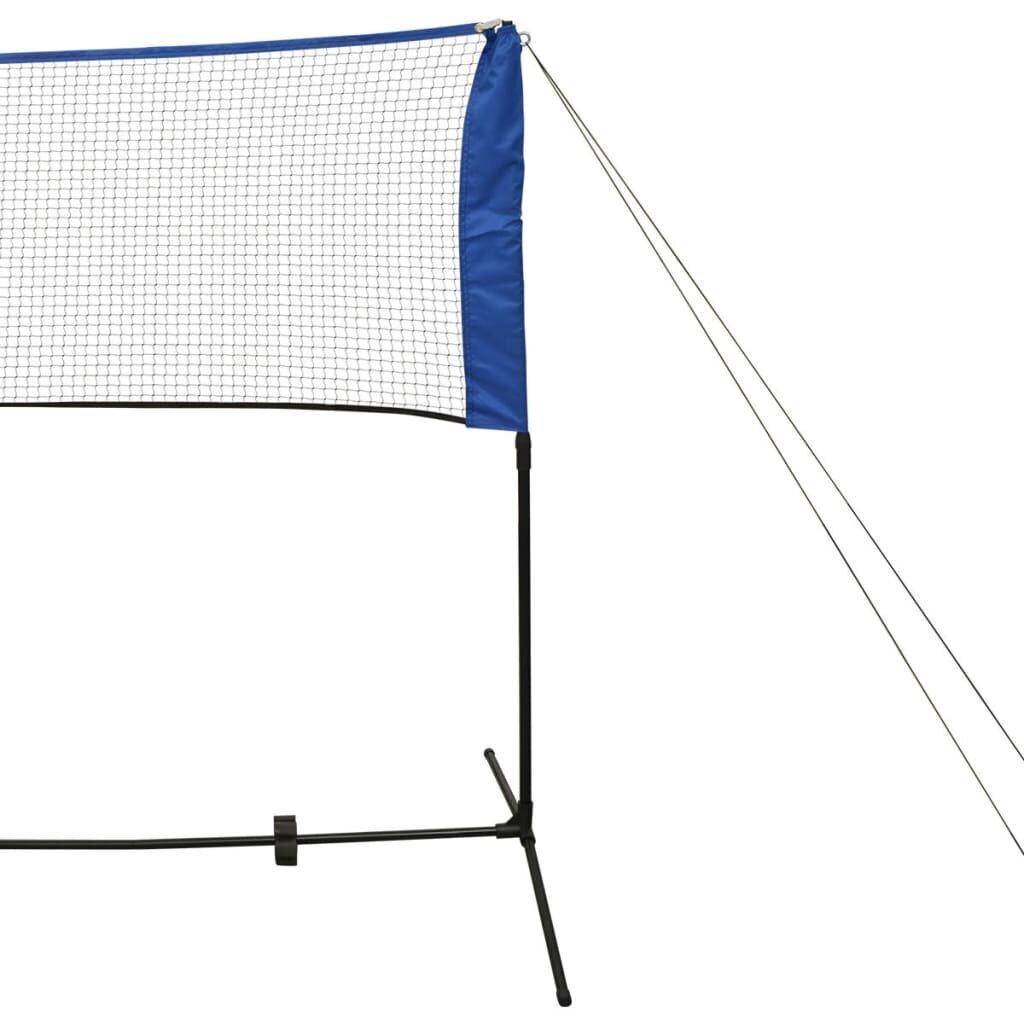 vidaXL sulgpallivõrk sulgpallidega 600 x 155 cm hind ja info | Sulgpall | kaup24.ee