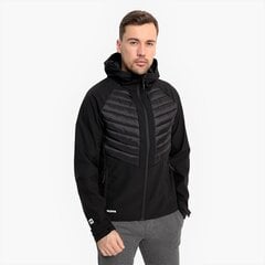 Huppa meeste softshell jope STARK, must цена и информация | Мужские куртки | kaup24.ee